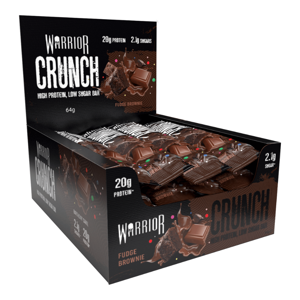 Warrior Crunch Bars 12x64g Fudge Brownie