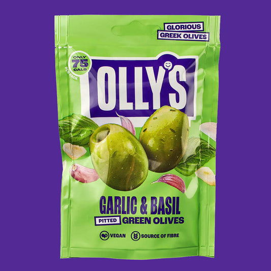 Olly's Olives - Garlic & Basil 50g