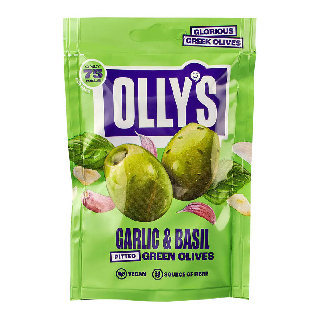 Olly's Olives - Garlic & Basil 50g