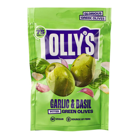 Olly's Olives - Garlic & Basil 50g
