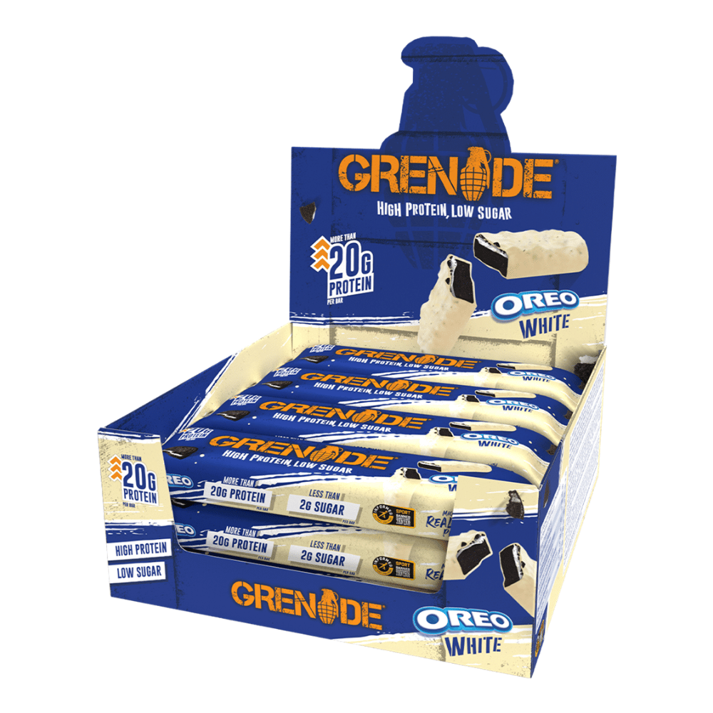 Grenade Protein Bar 12x60g Oreo White
