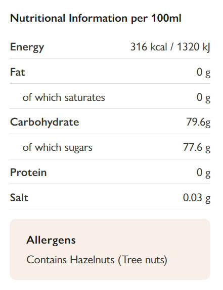 Nutritional information