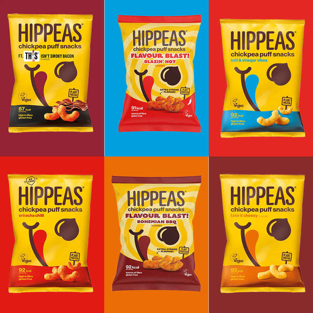 Hippeas puffs - Selection 12 x 22g