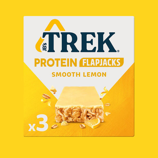 JB's Trek Smooth Lemon Protein Flapjack 3x50g