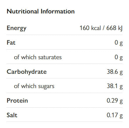 Nutritional information
