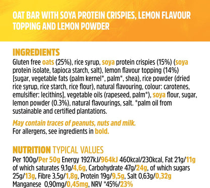 JB's Trek Smooth Lemon Protein Flapjack Pack 16
