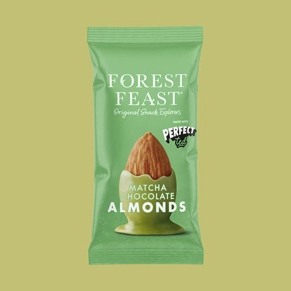 Forest Feast Matcha Chocolate Almonds 40g