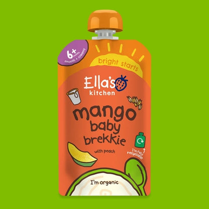 Ella's Kitchen - Baby Mango Brekkie 100g Front Packaging