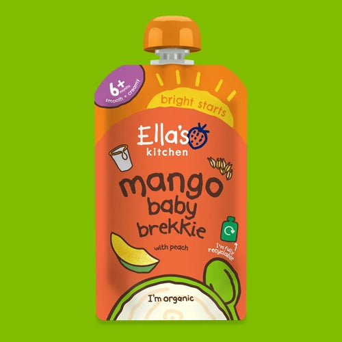 Ella's Kitchen - Baby Mango Brekkie 100g Front Packaging