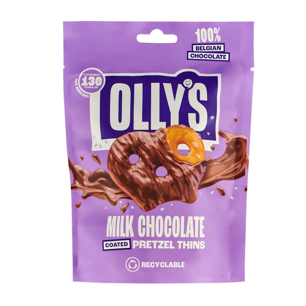 Olly's - Milk Chocolate Coated Pretzel Thins 90g