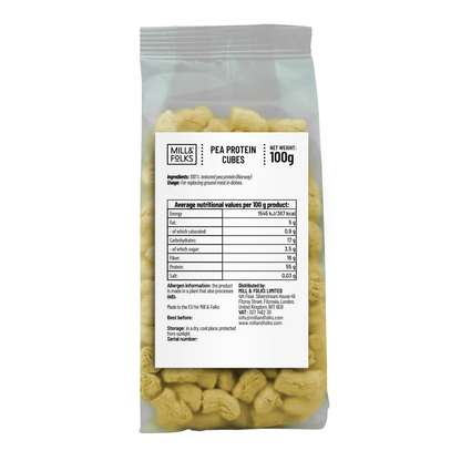 Pea Protein cubes 100g