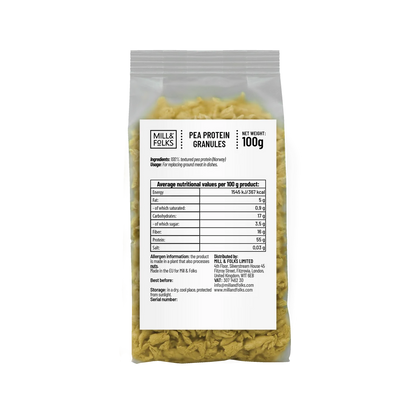 Mill & Folks - Pea Protein granules 100g