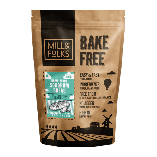 Mills & Folks - Bake-Free Sorghum bread flour mixture 900g