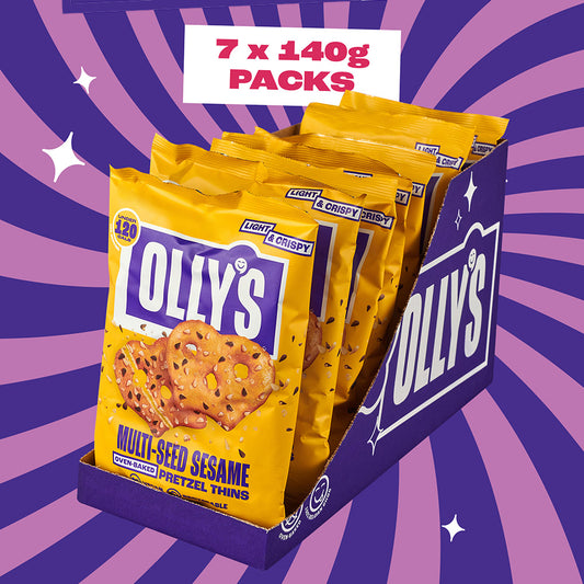 Olly's - Multi-Seed Sesame Pretzel 7x140g