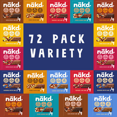 NAKD Nakd The Ultimate Variety Pack 72 bars