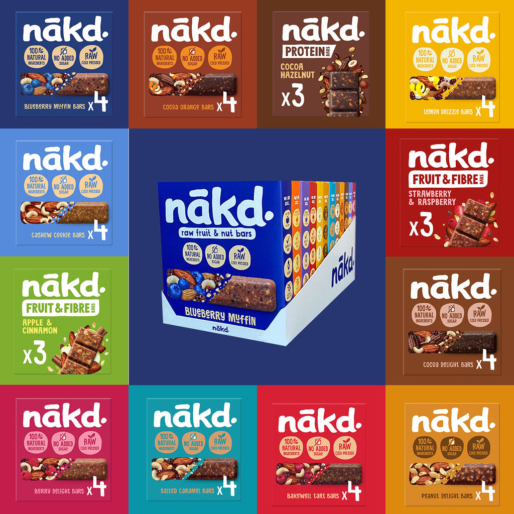 NAKD Mixed Case Selection 12 flavours