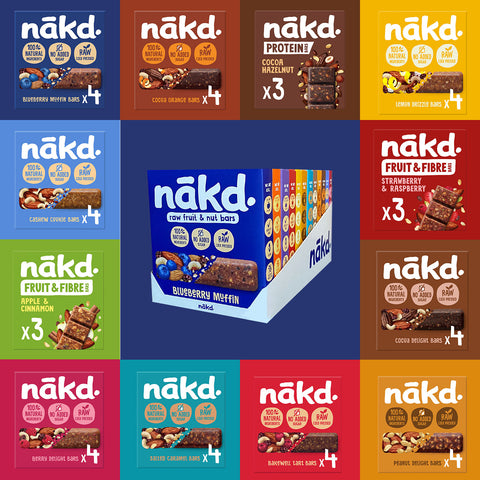 NAKD Mixed Case Selection 12 flavours