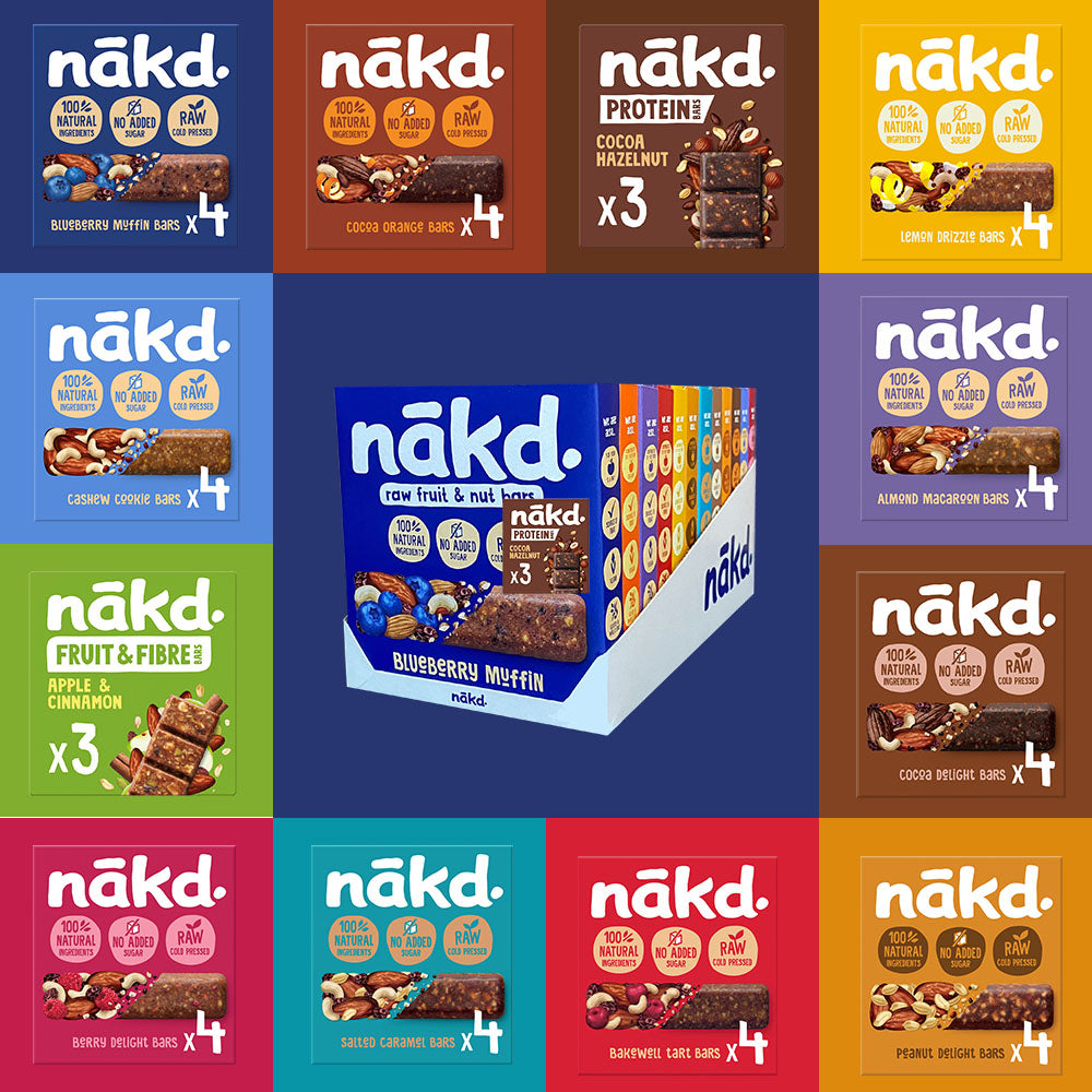 NAKD Mixed Case Selection 12 flavours