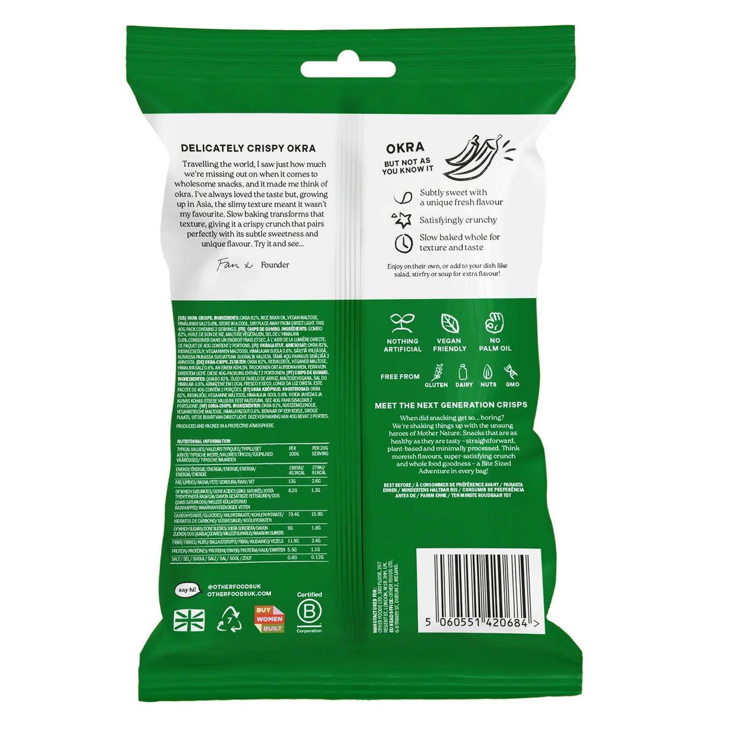 Other Foods - Crunchy Ladies Fingers Okra
