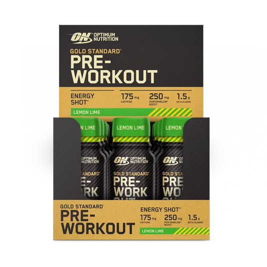 Optimum Nutrition Gold Standard Pre-Workout Shot 12x60ml Lemon Lime