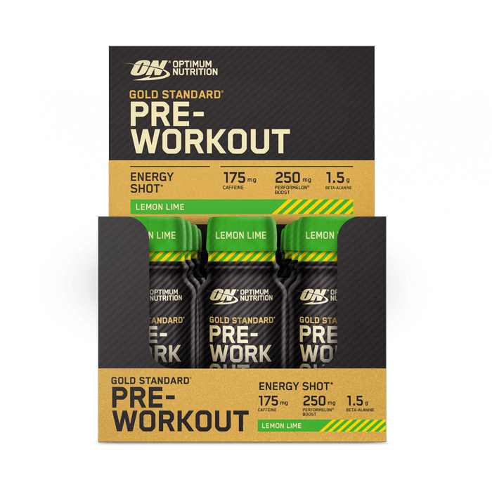 Optimum Nutrition Gold Standard Pre-Workout Shot 60ml Lemon & Lime