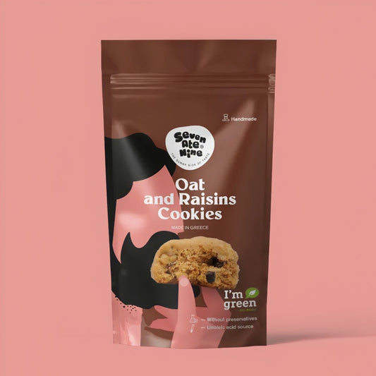 Seven Ate Nine - Oat and Raisin Cookies 185g