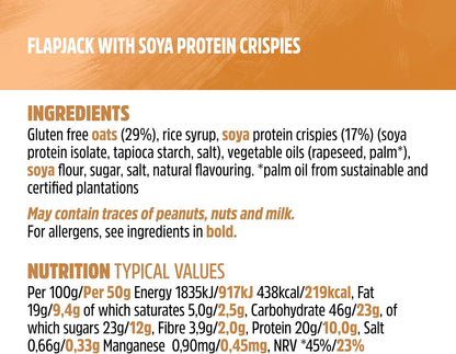 JB's Trek Original Oat Protein Flapjack 3x50g