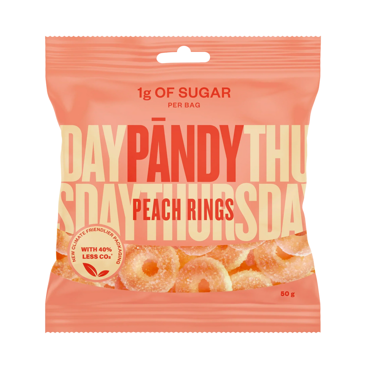 PANDY Candy 14x50g Peach Rings