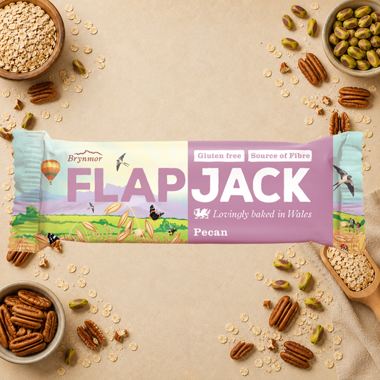 Brynmor Pecan Gluten Free Vegan Flapjack Oat Bar