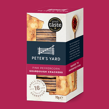 Peter's Yard - Pink Peppercorn Sourdough Crackers