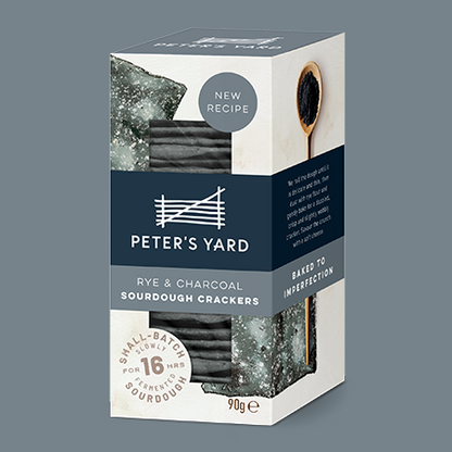 Peter's Yard- Rye & Charcoal Sourdough Crackers