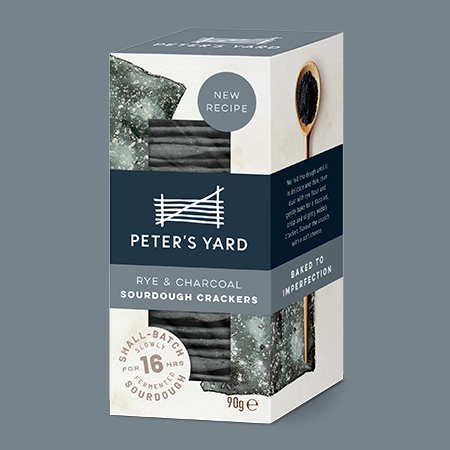 Peter's Yard- Rye & Charcoal Sourdough Crackers