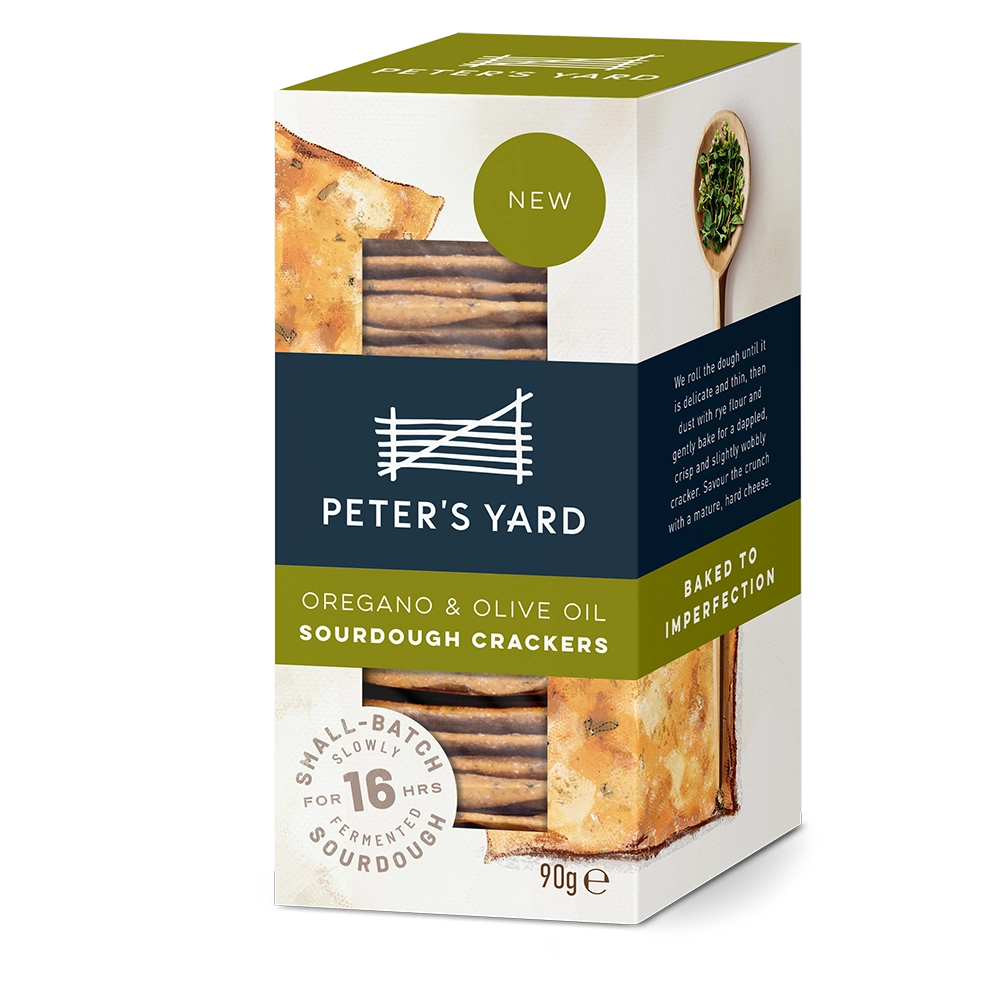 Peter's Yard- Oregano & Olive Oil Sourdough Crackers