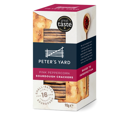 Peter's Yard - Pink Peppercorn Sourdough Crackers