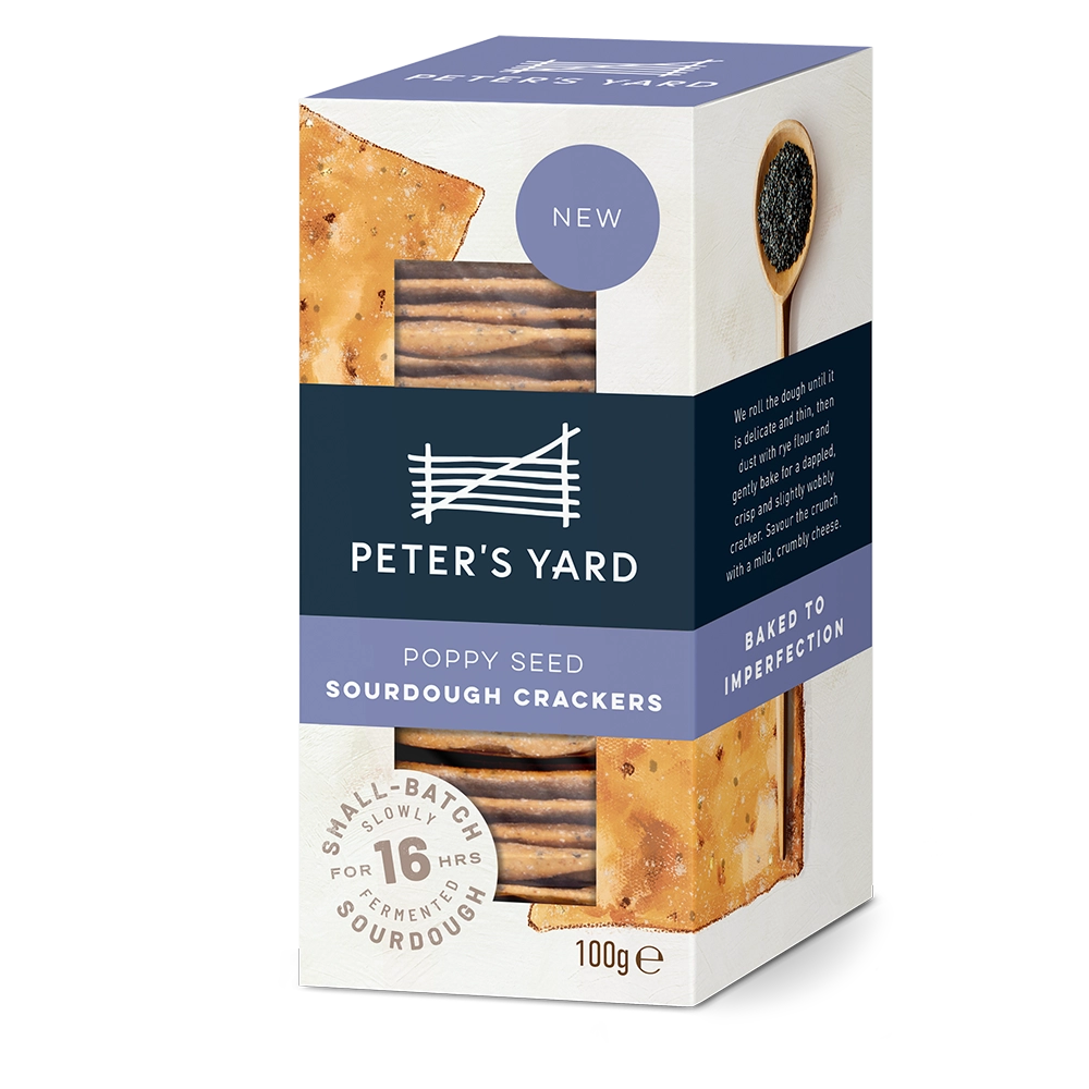 Peter's Yard- Poppy Seed Sourdough Crackers