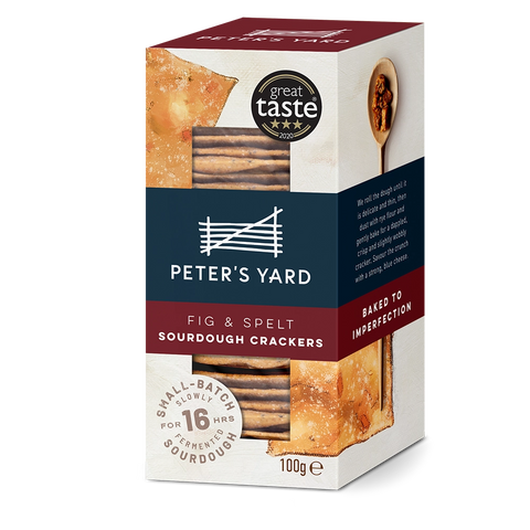 Peter's Yard - Fig & Spelt Sourdough Crackers