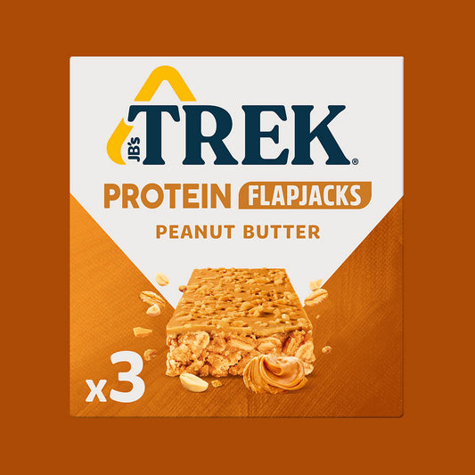 JB's Trek Peanut Butter Protein Flapjack 3x50g