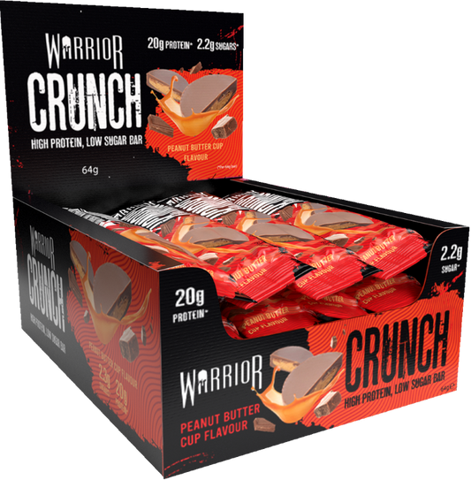 Warrior Crunch Bars 12x64g Peanut Butter Cup