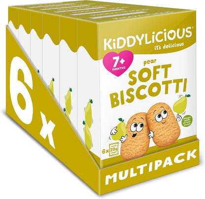 Kiddylicious - Pear Soft Biscotti
