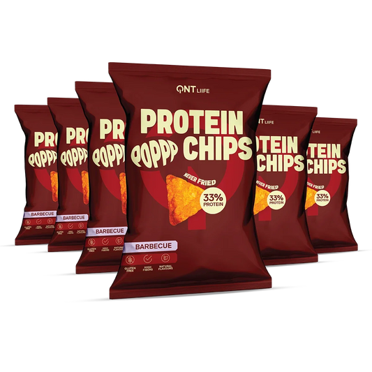 QNT Protein Chips 12x50g Barbecue