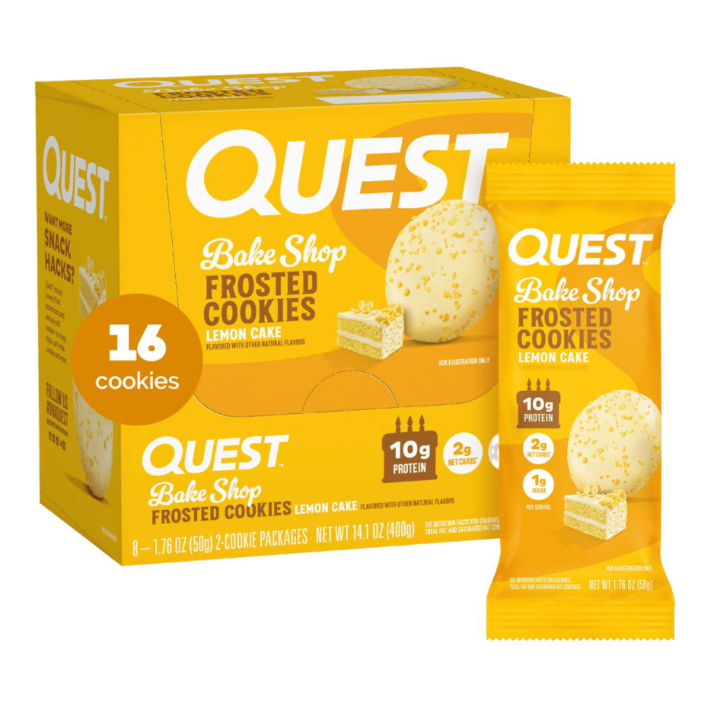 Quest Nutrition Bakeshop Frosted Cookie 8x50g Lemon Cake