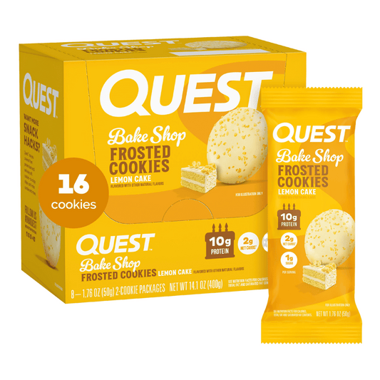 Quest Nutrition Bakeshop Frosted Cookie 8x50g Lemon Cake