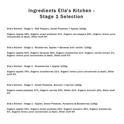 Ella's Kitchen Stage 1 Selection
