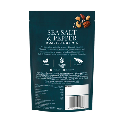 Forest Feast - Sea Salt & Black Peppercorn Nut Mix
