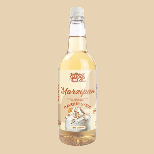 Skinny Food Co. Zero Calorie Sugar Free Coffee Syrup - Marzipan
