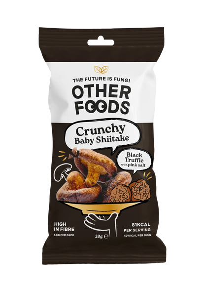 Other Foods - Crunchy Baby Shiitake Mushroom - Black Truffle & Pink salt