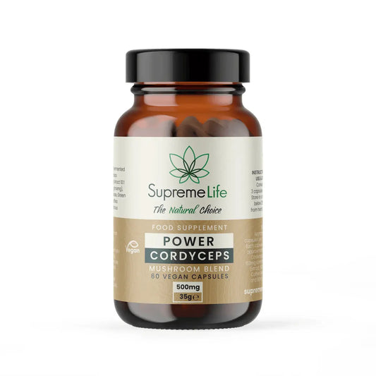 Supreme CBD Cordyceps Vegan Capsules Power (500mg) 60 Caps