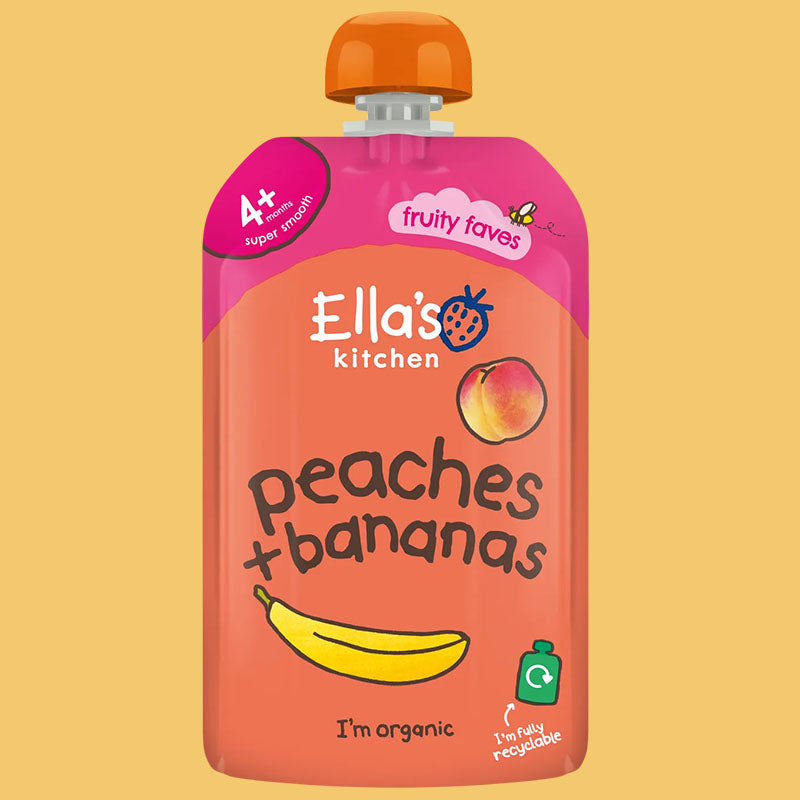 Ella's Kitchen - Stage 1 - Peaches + Bananas