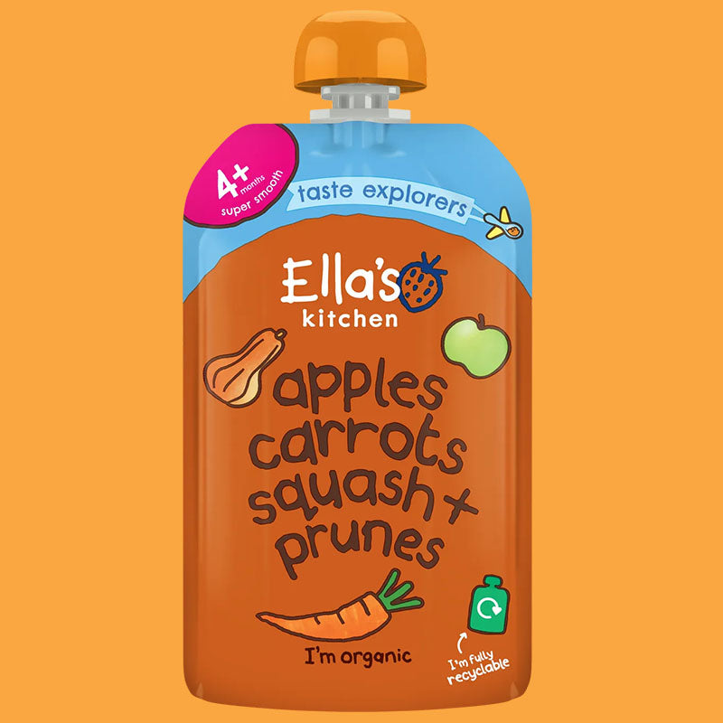 Ella's Kitchen - Stage 1 - Butternut Squash, Carrots, Apples & Prunes ...