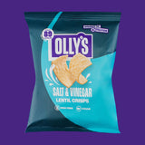 Olly's - Salt & Vinegar Lentil Crisps 10 x 20g